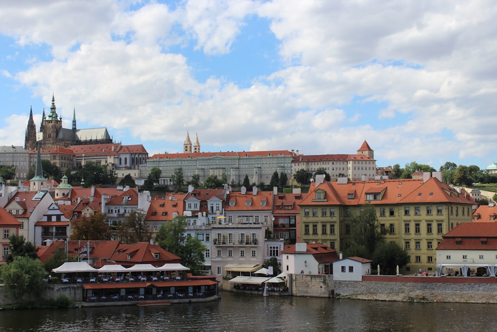 a city with many buildings