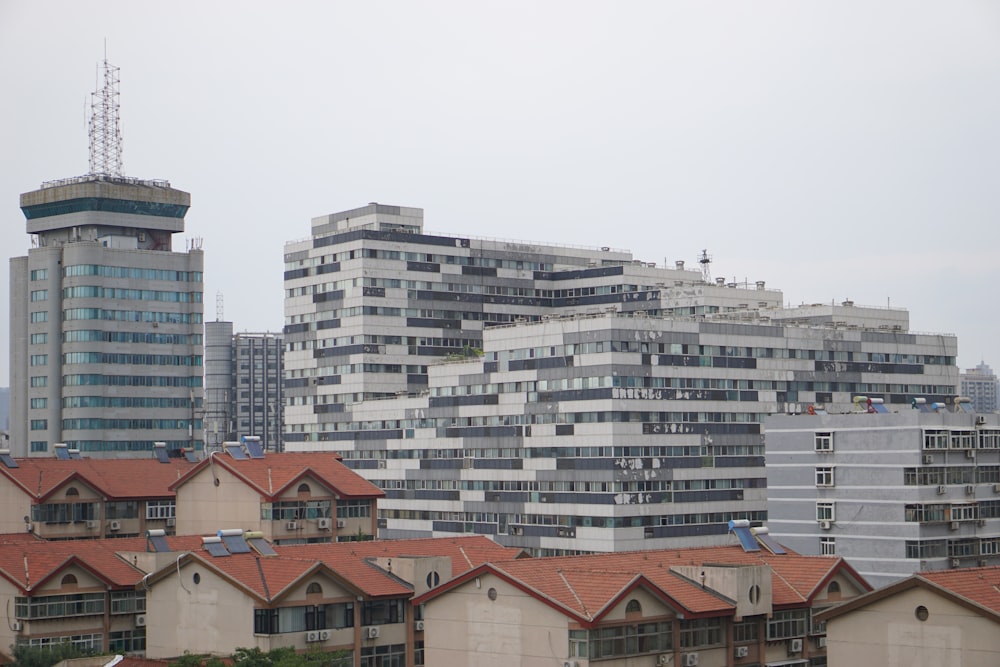 a group of buildings