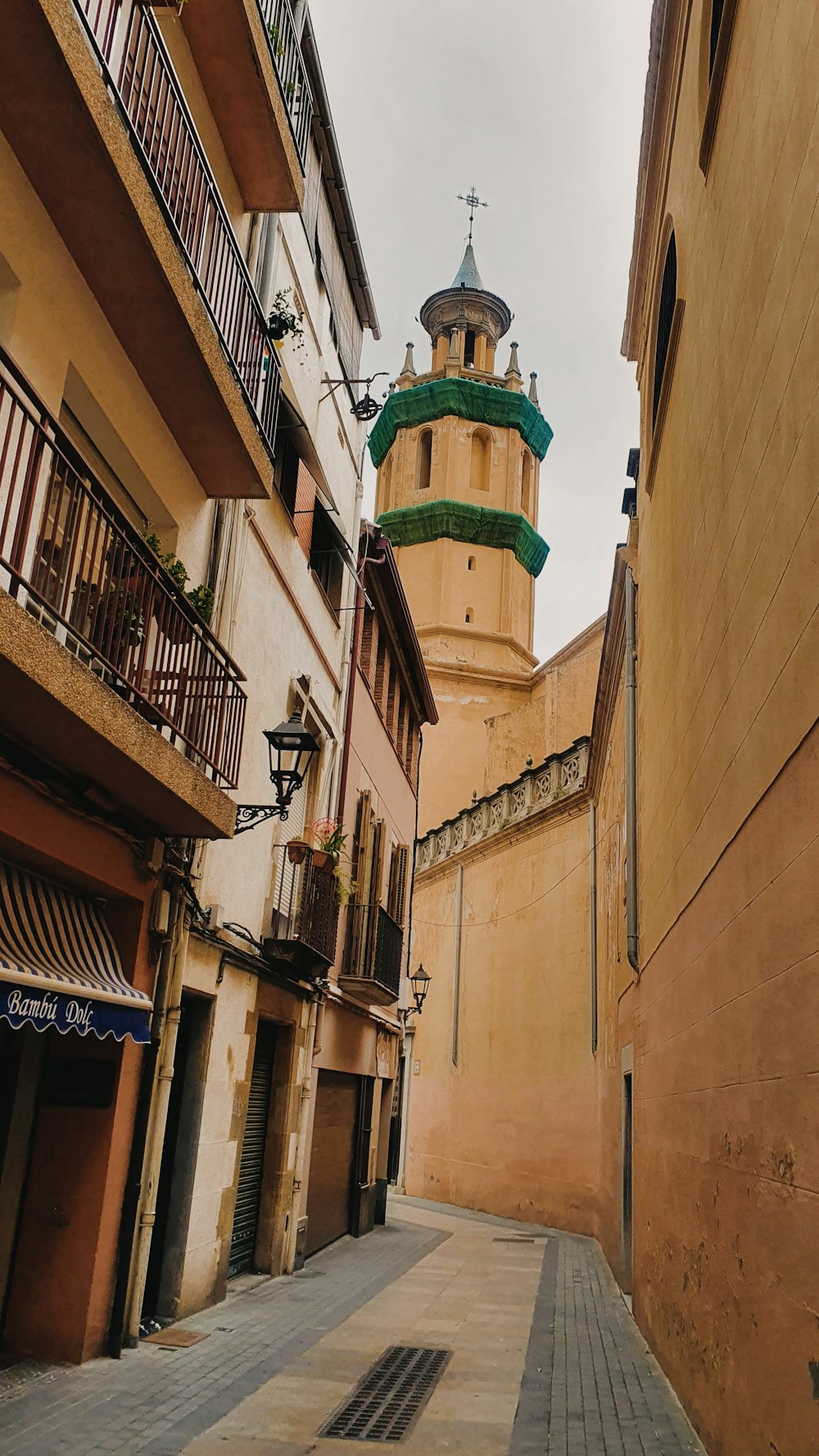 a street with buildings on both sides