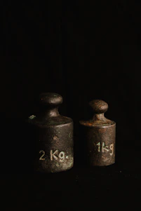 a couple of metal objects