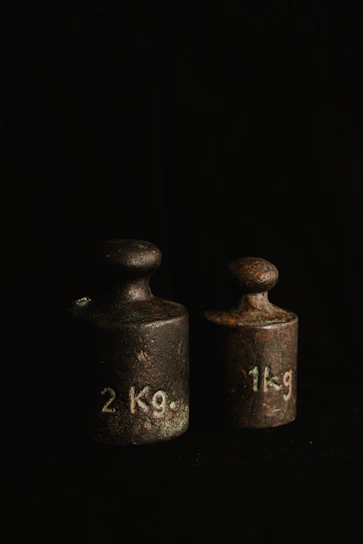 a couple of metal objects