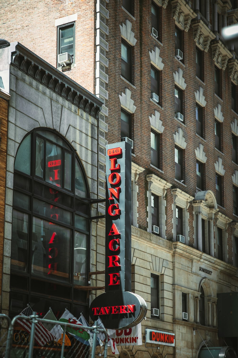 a sign on a building