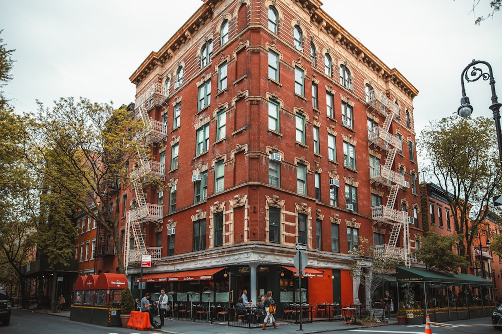 a large brick building