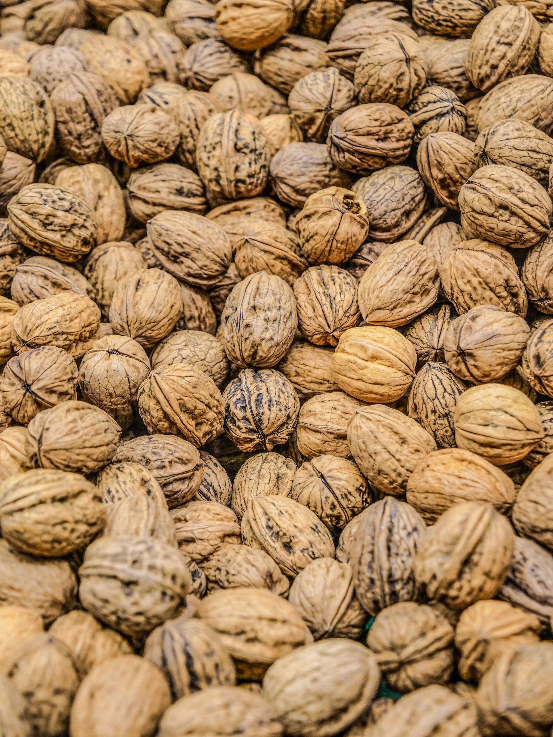 a pile of nuts