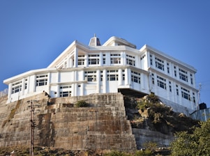 a large white building