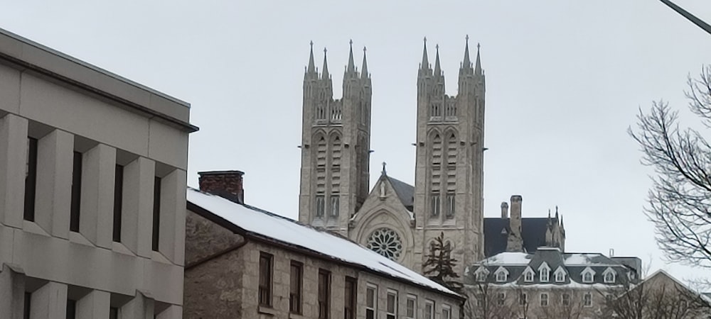 a building with a tower