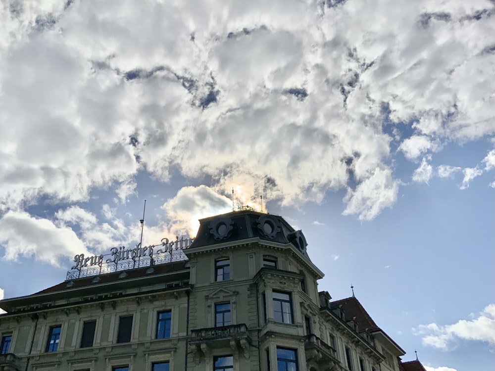 a building with a clock tower