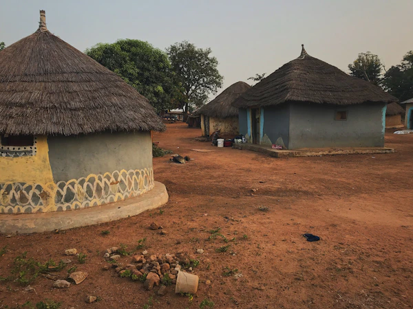 Traditional African huts