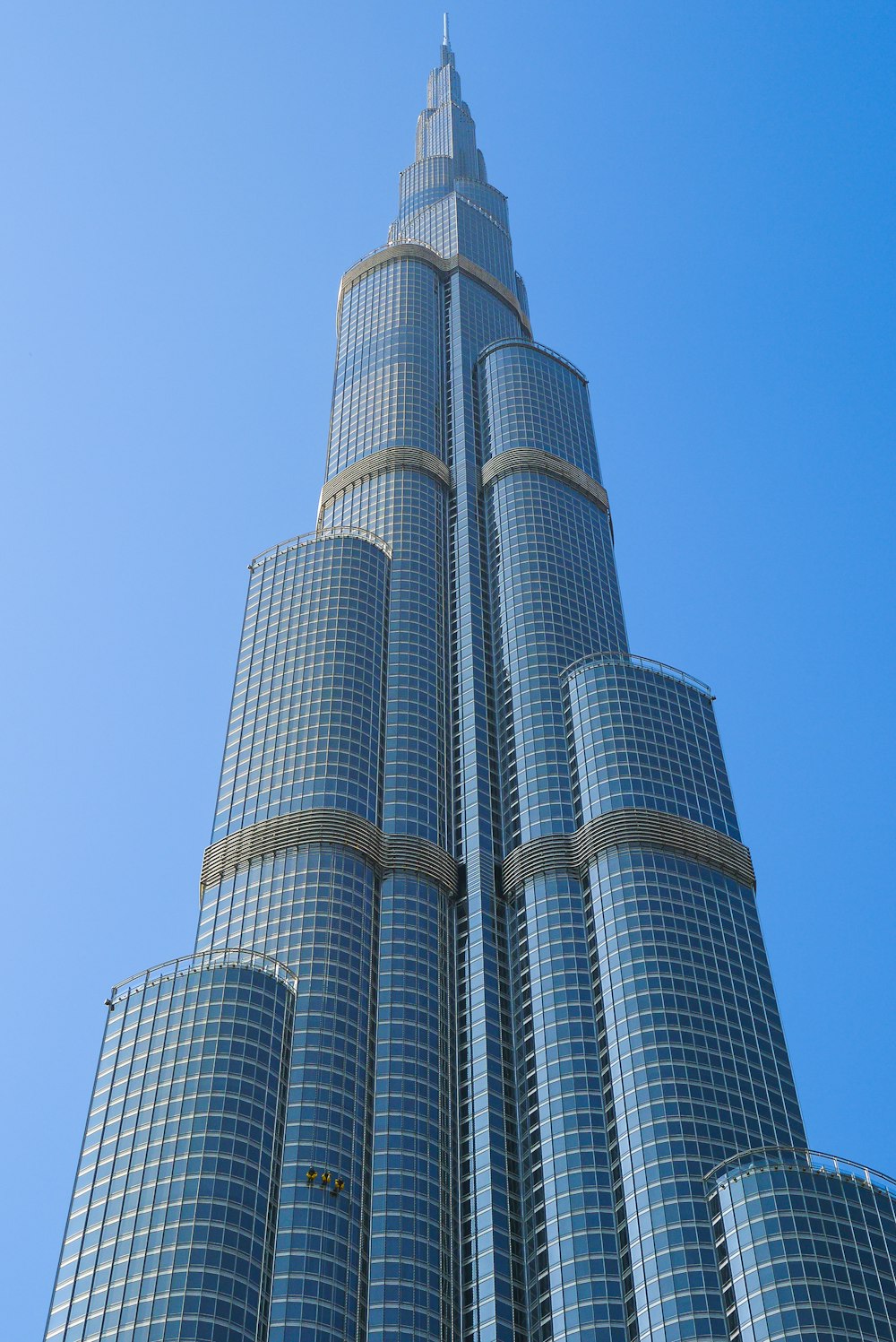 a few skyscrapers in a city