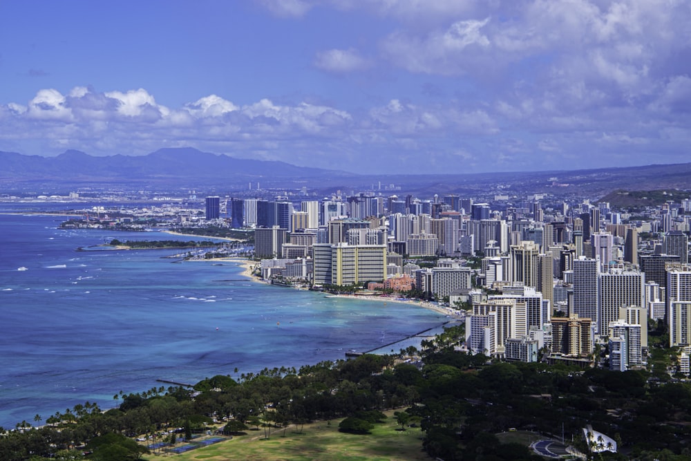 Diamond Head next to a body of water