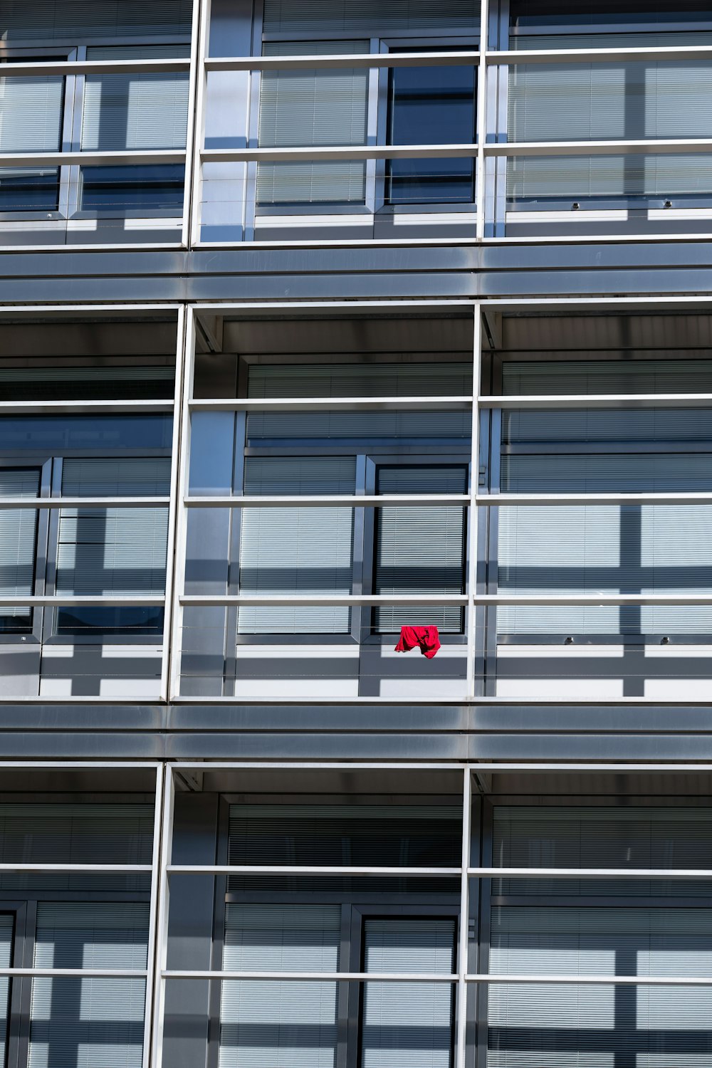 a building with a sign on the window