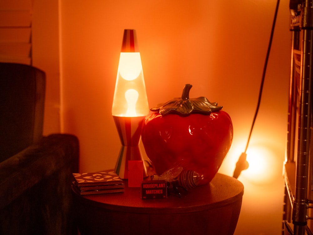 a vase sitting on a table