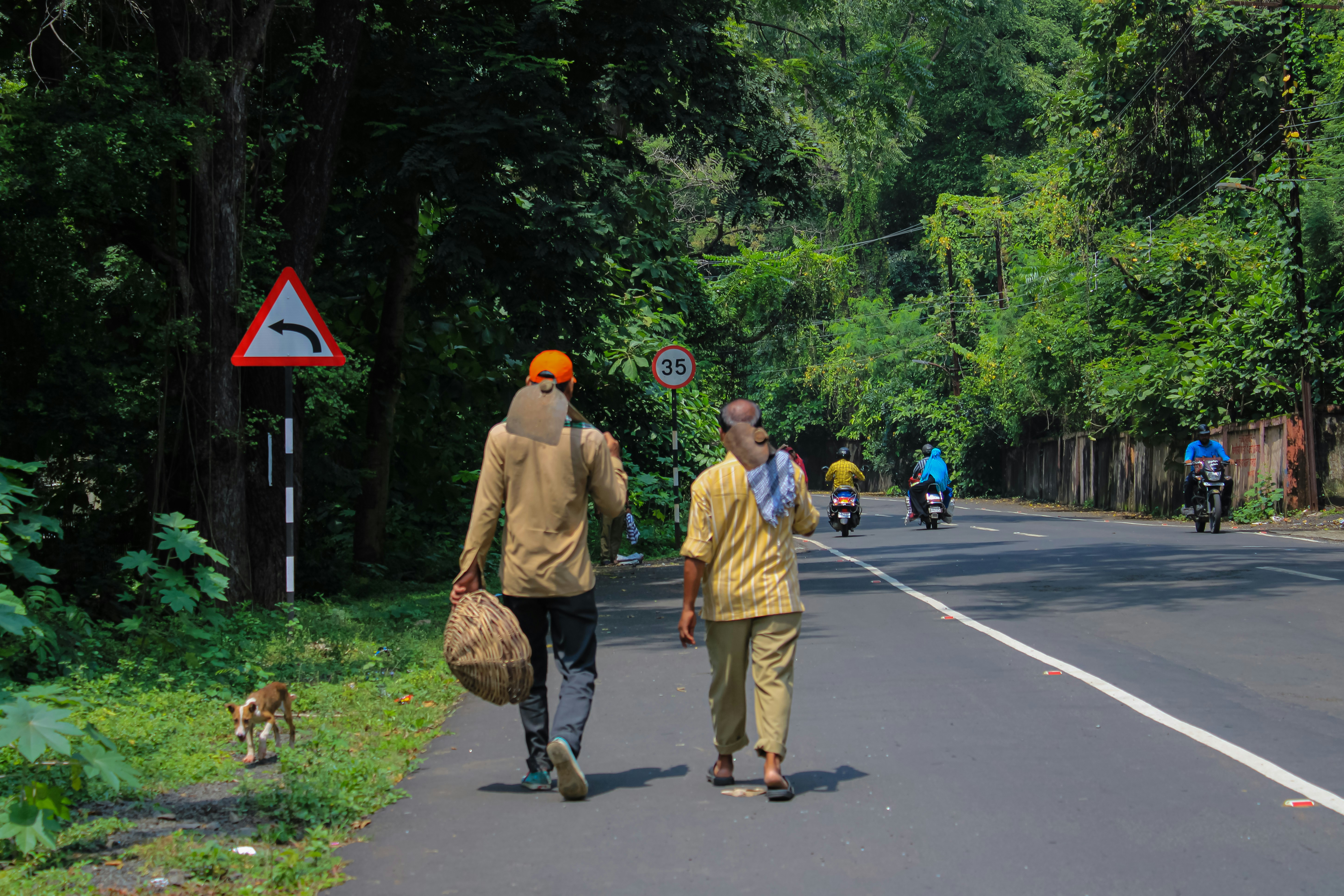 Street patrol with dog