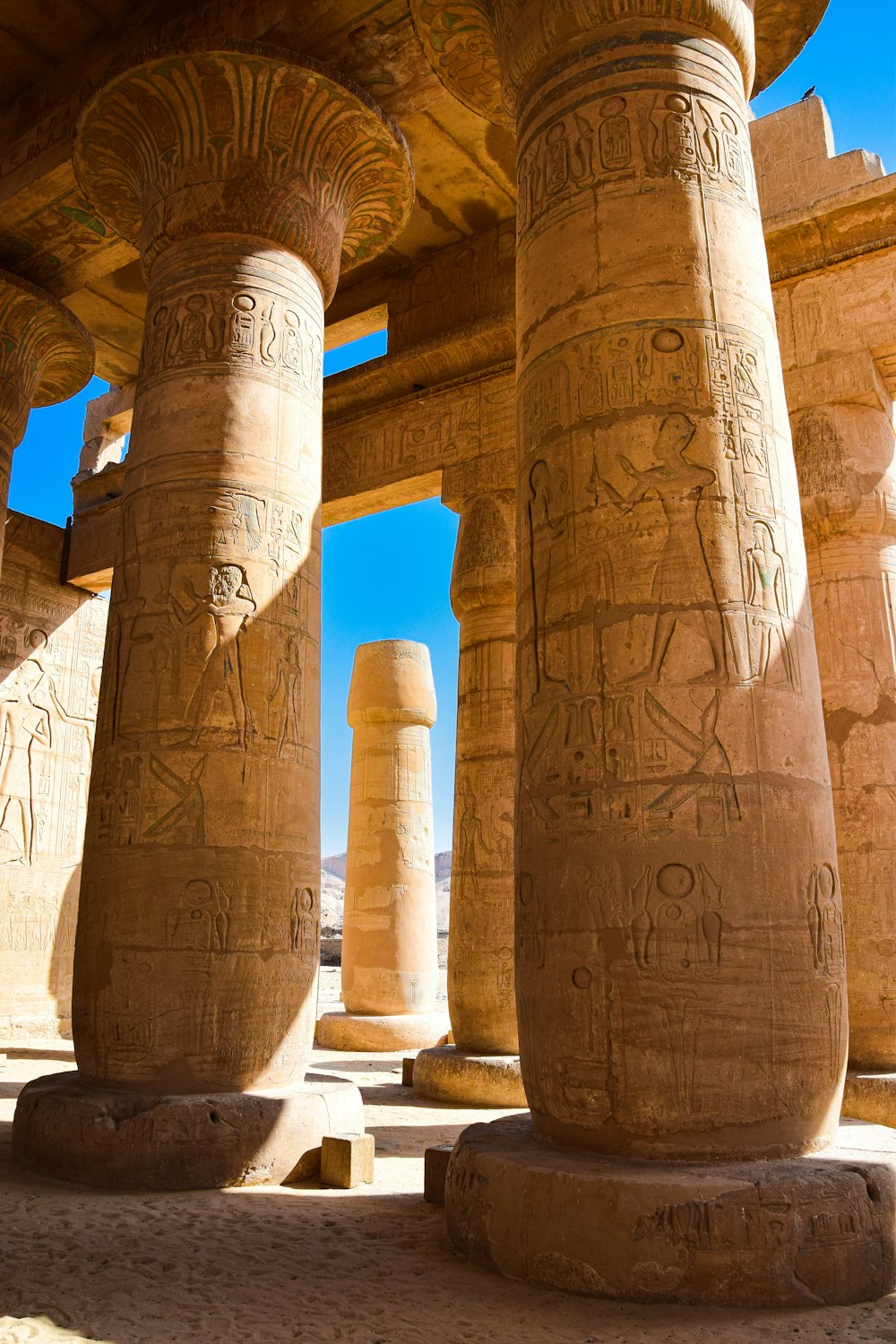a few pillars in Karnak