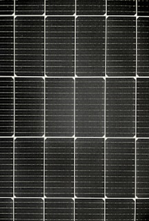 a black and white photo of a black and white grid
