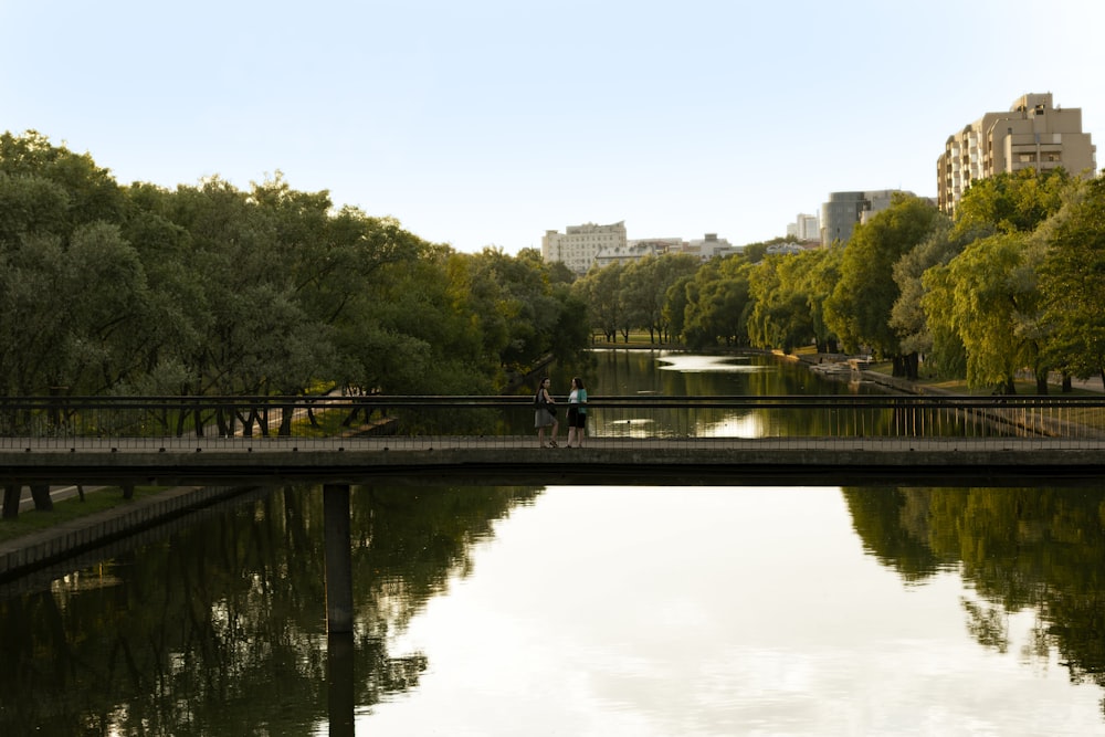 a bridge over a body of water