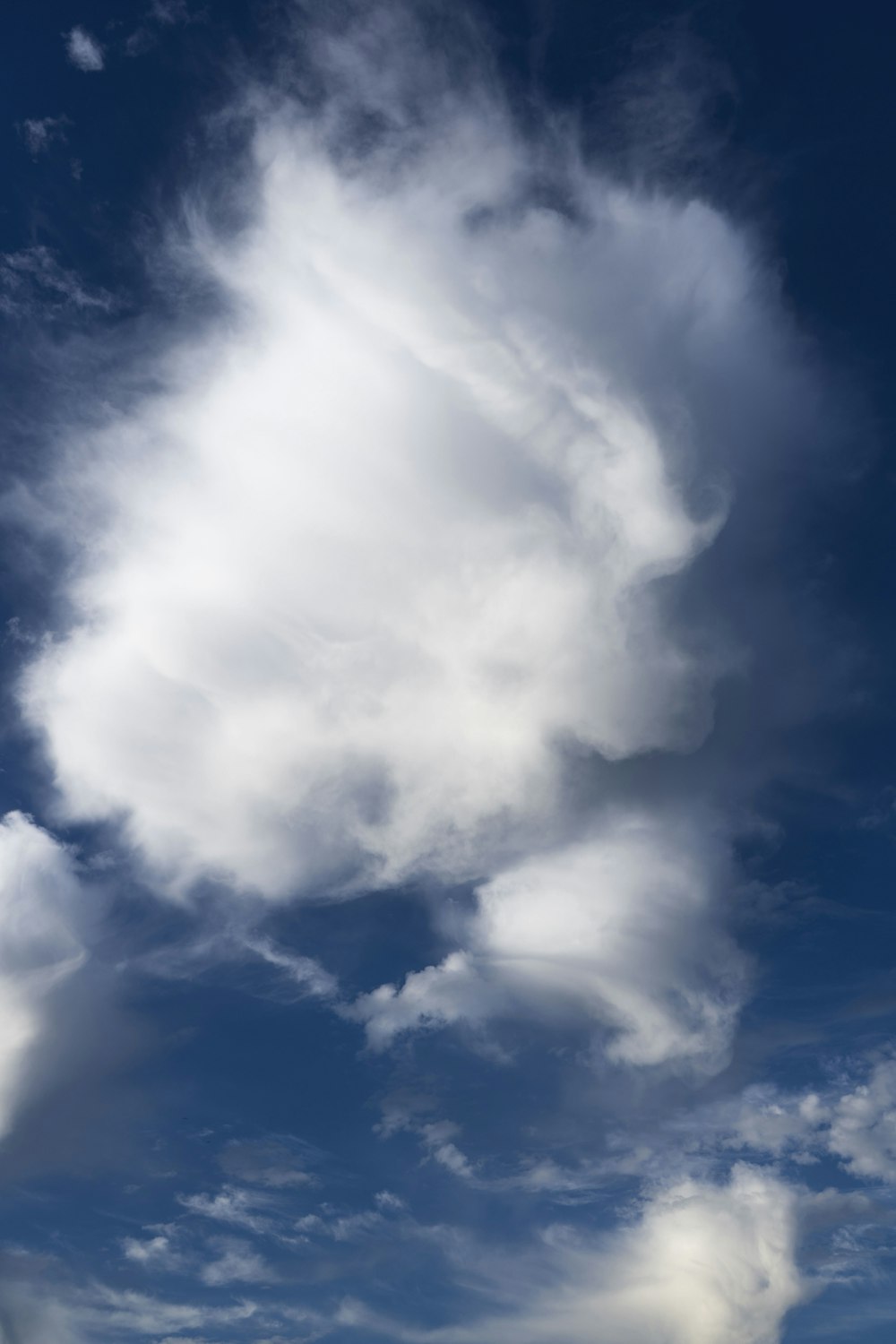 a large white cloud