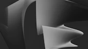 Abstract particle flow visualization through layered membranes with subtle graphite and aqua tones.