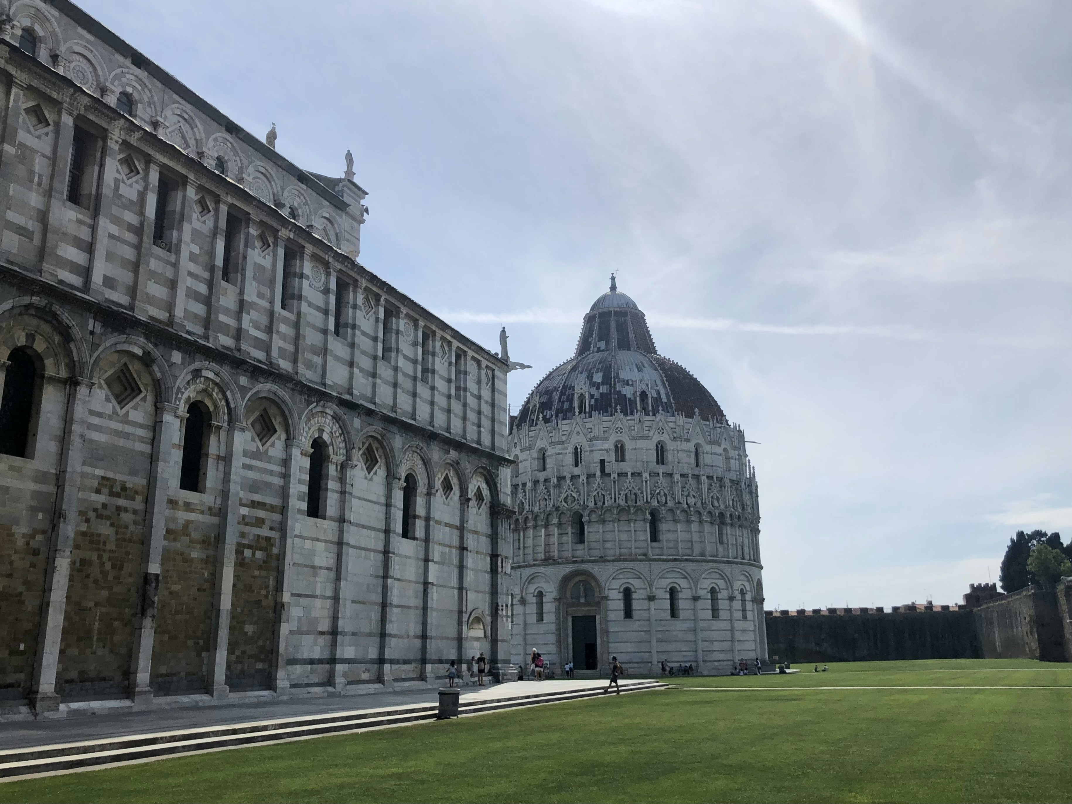 a large stone building with a dome