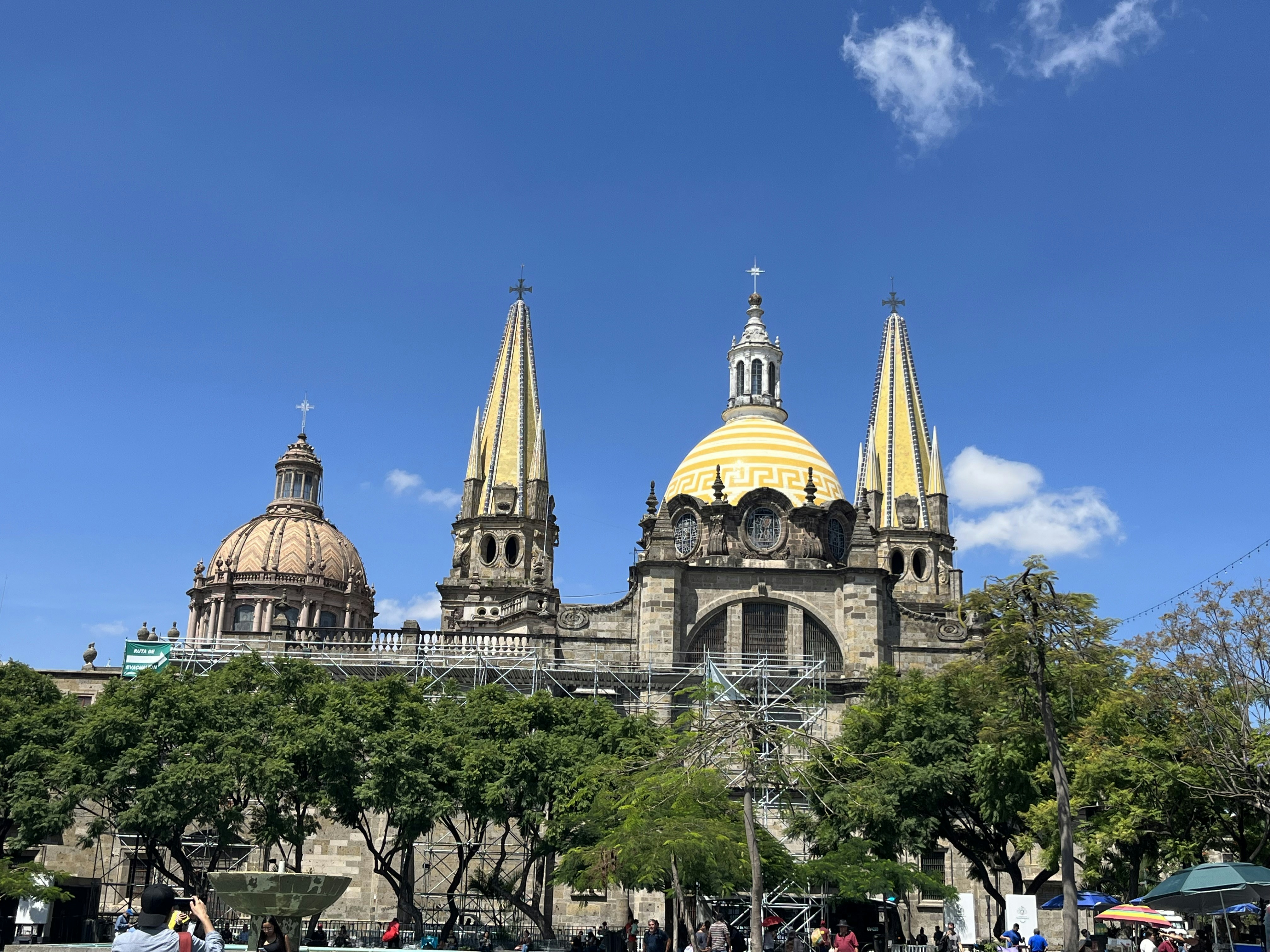 a large building with towers and spires