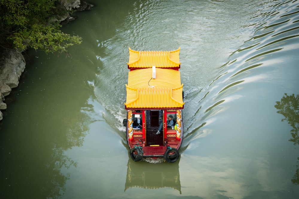 a boat on the water