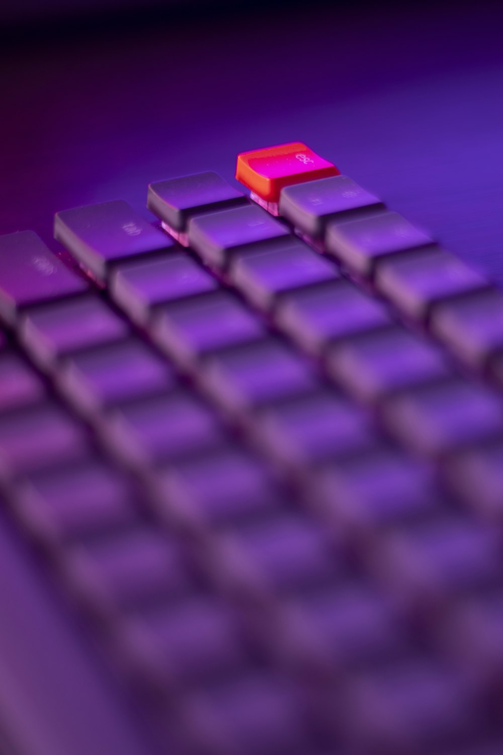 a close up of a computer keyboard