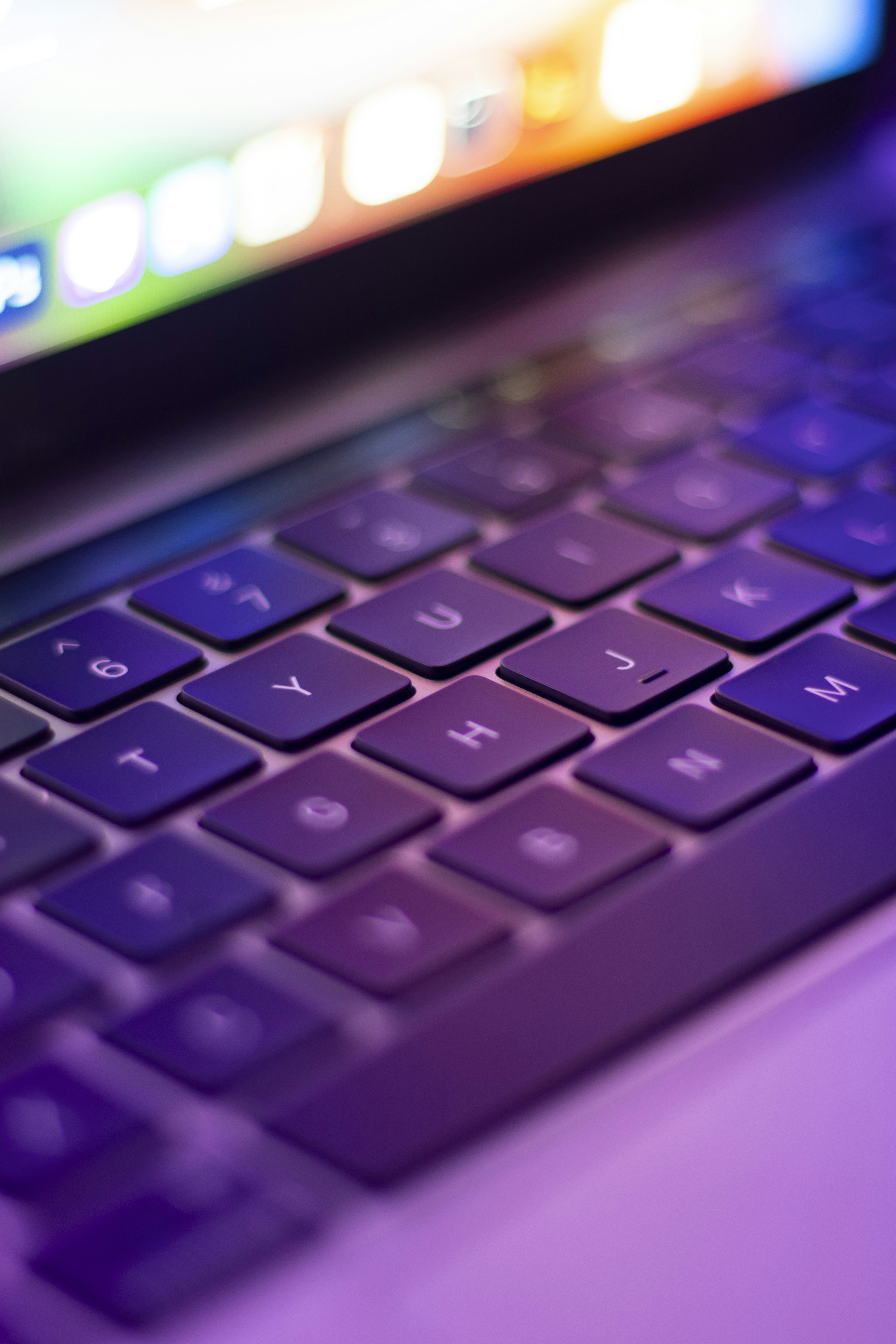 a close up of a computer keyboard
