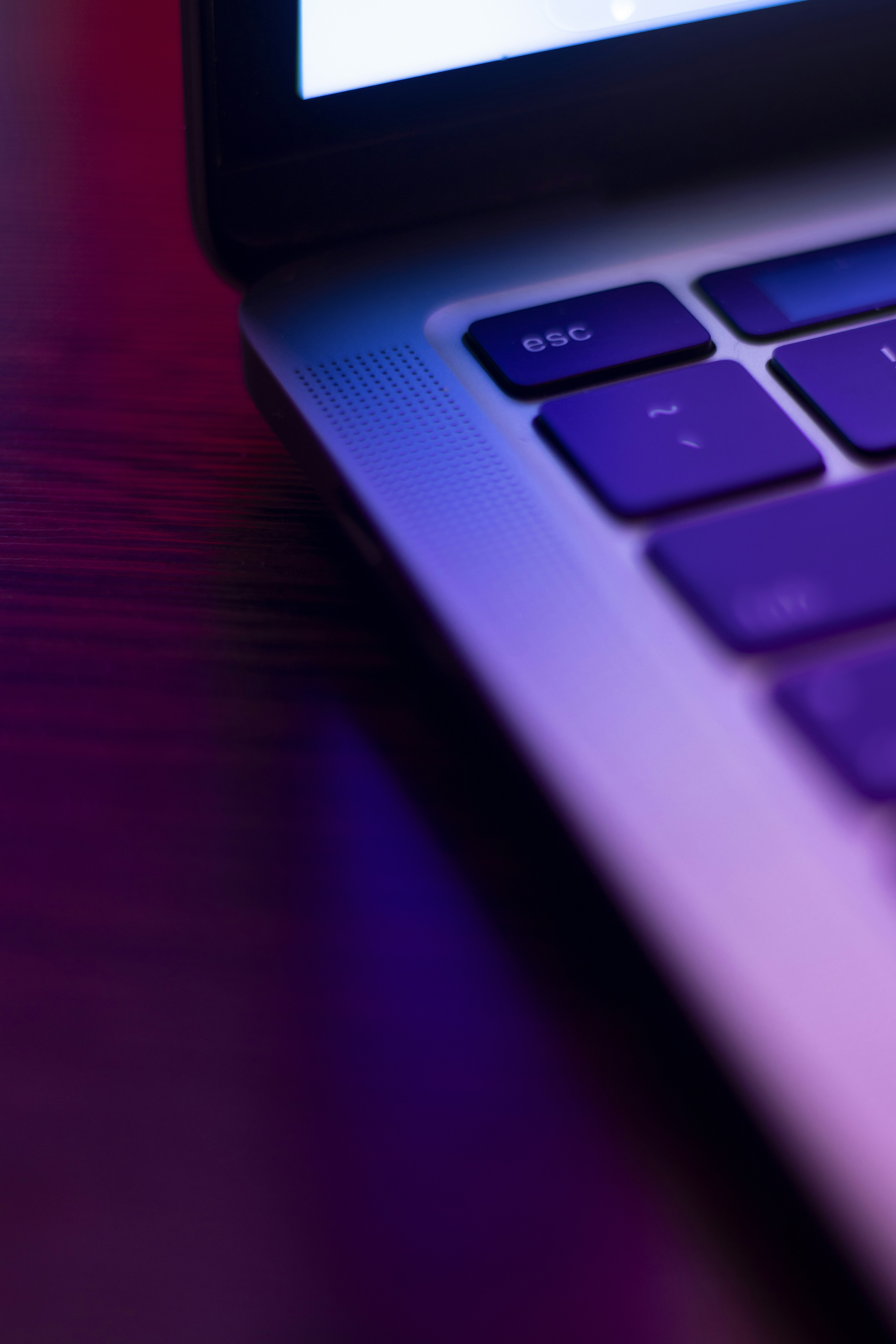 a close up of a computer keyboard