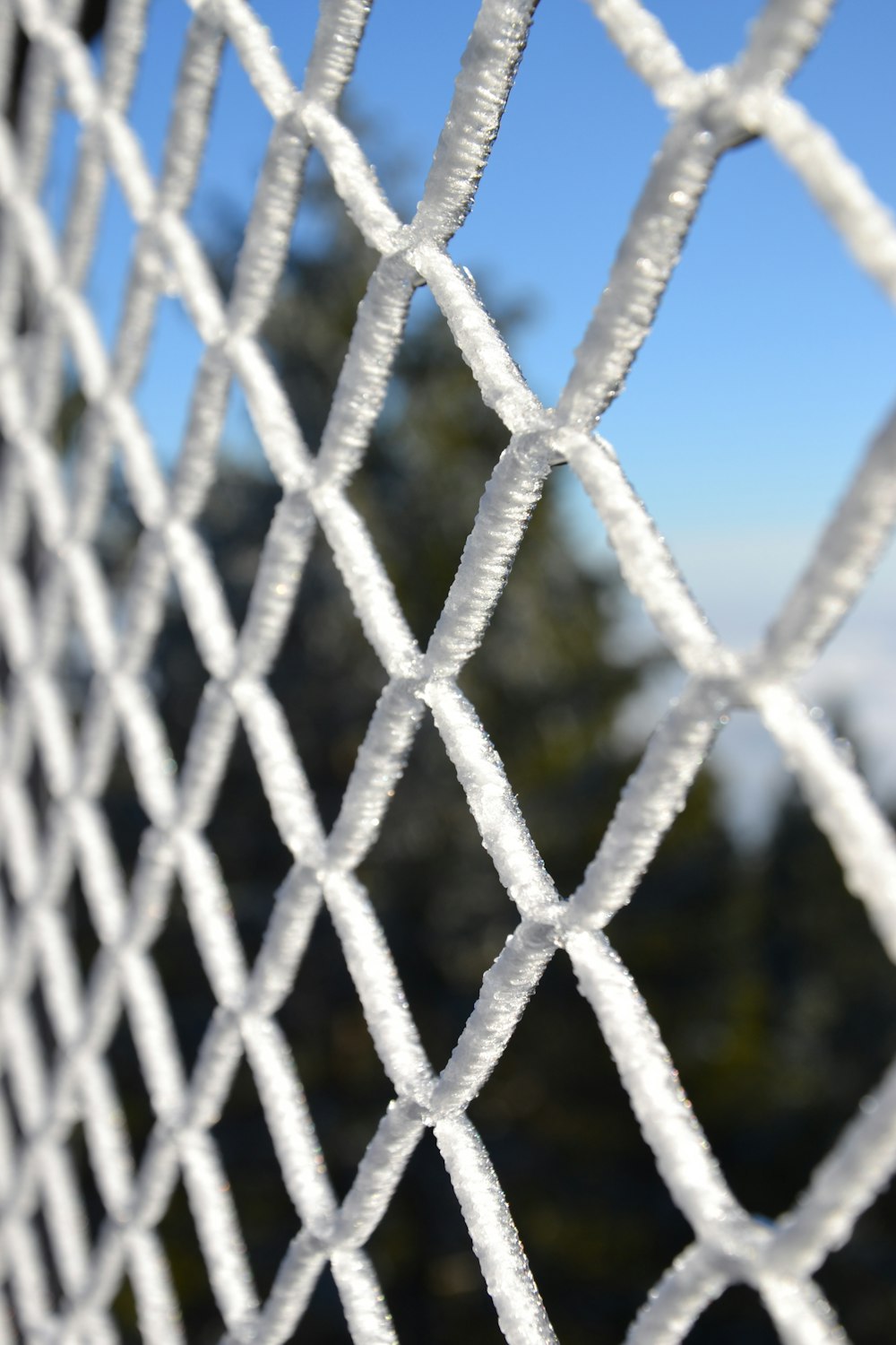 a close up of a barbed wire fence