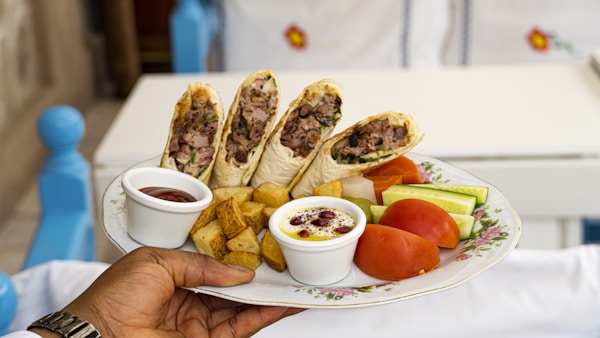 A plate of food