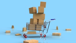 a toy shopping cart