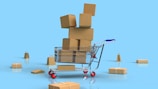 a toy shopping cart
