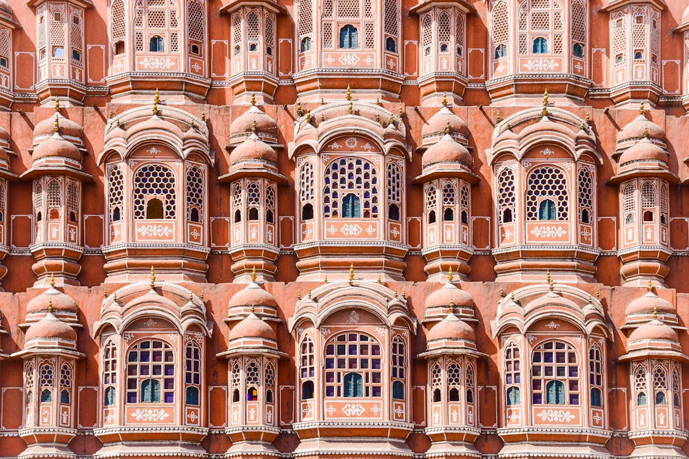 Hawa Mahal with many windows