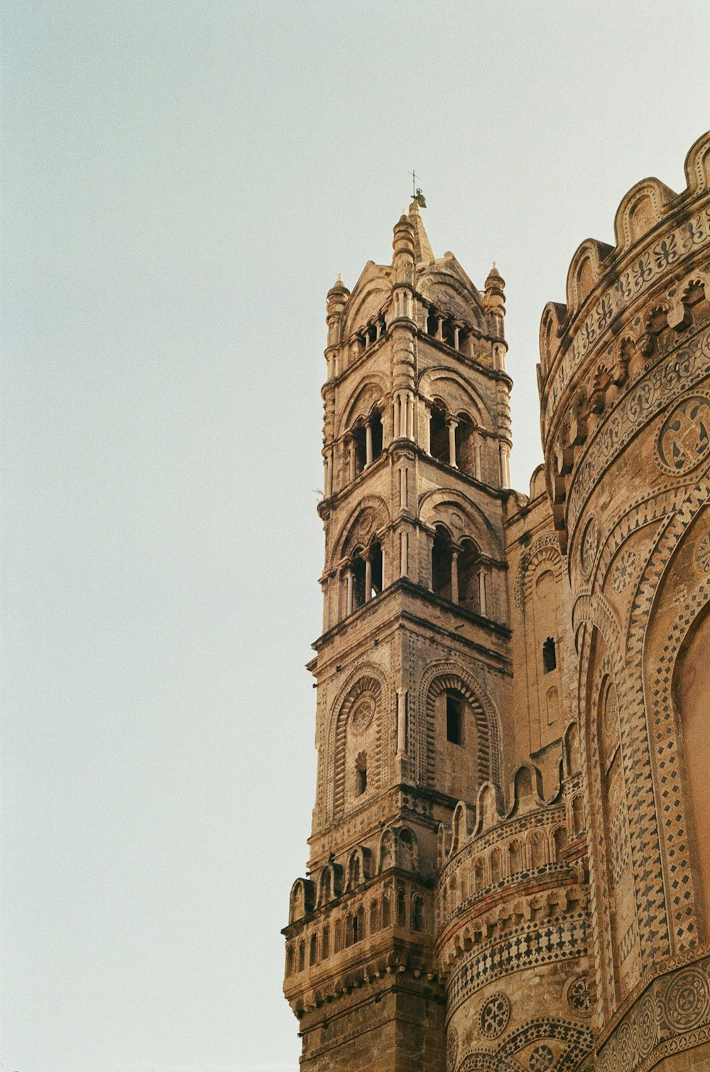 a tall building with a clock