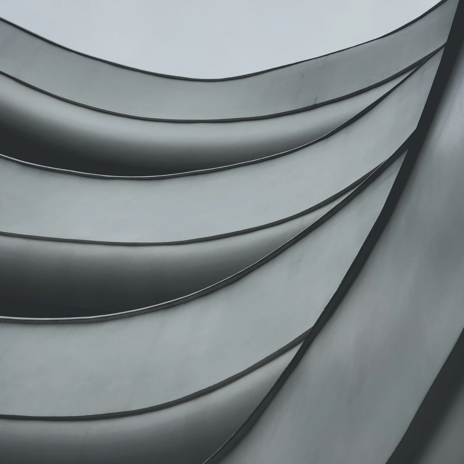 a close up of a black and white circle