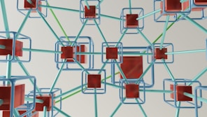 a group of colorful chairs