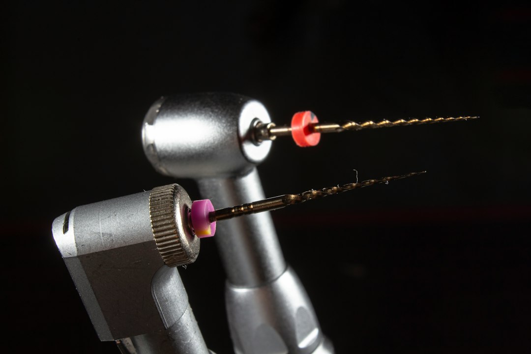 power drill closeup