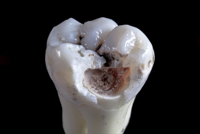 a white and brown object