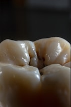 a close up of some food