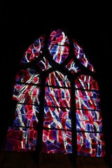 a stained glass window