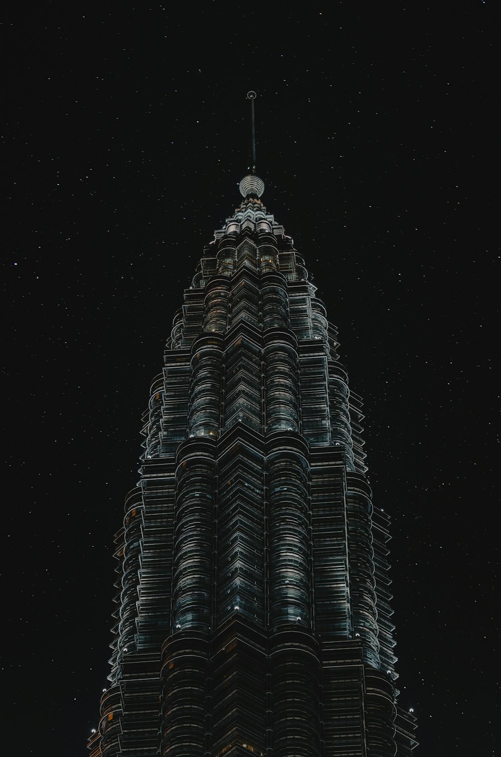 a tall building with a pointy top