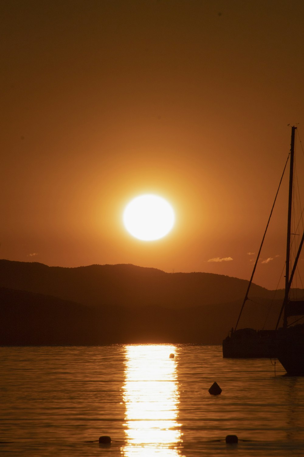 a boat in the water