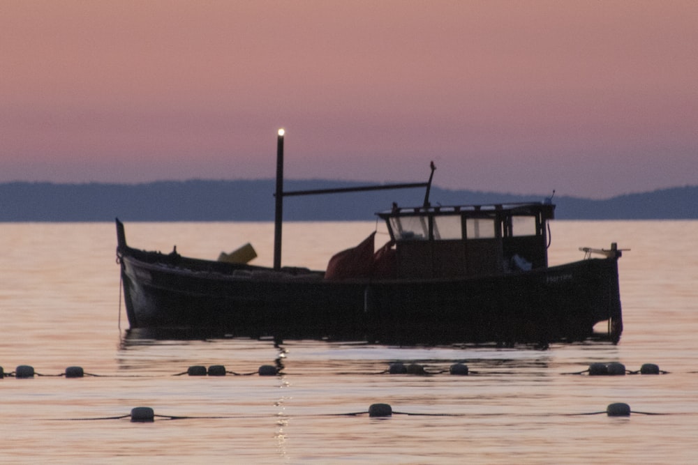 a boat in the water