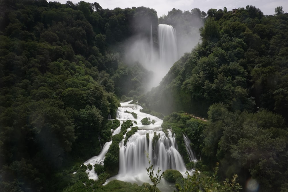 Cascata delle Marmore surrounded by trees