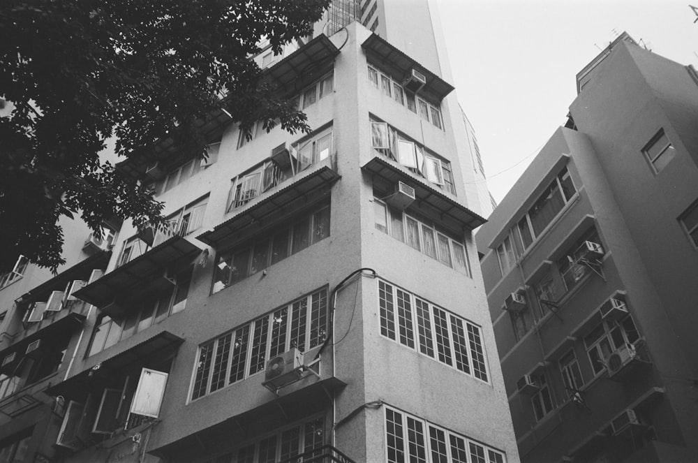 a building with balconies