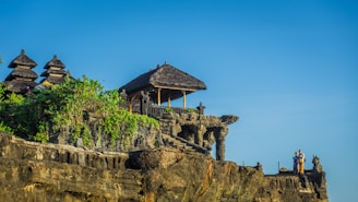 a building on a hill