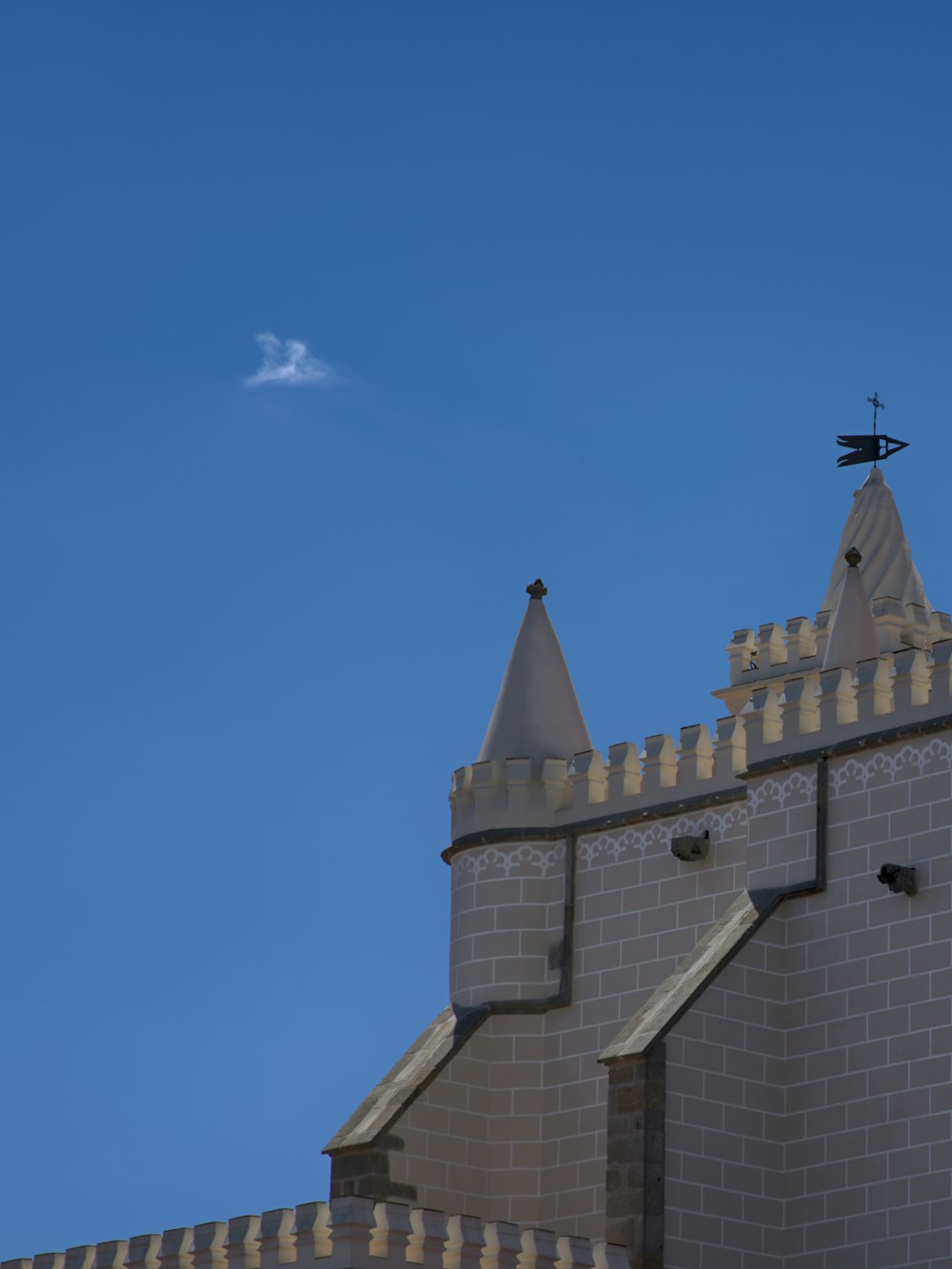 a building with a cross on top