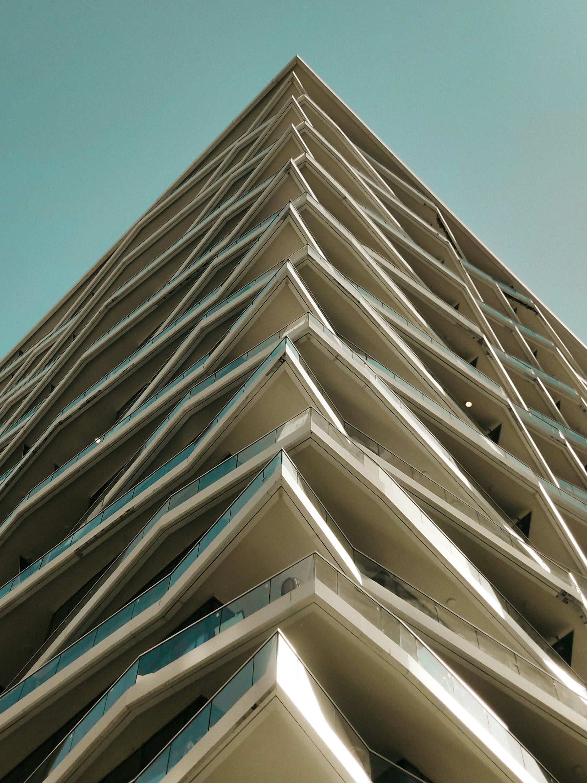 a tall building with many windows