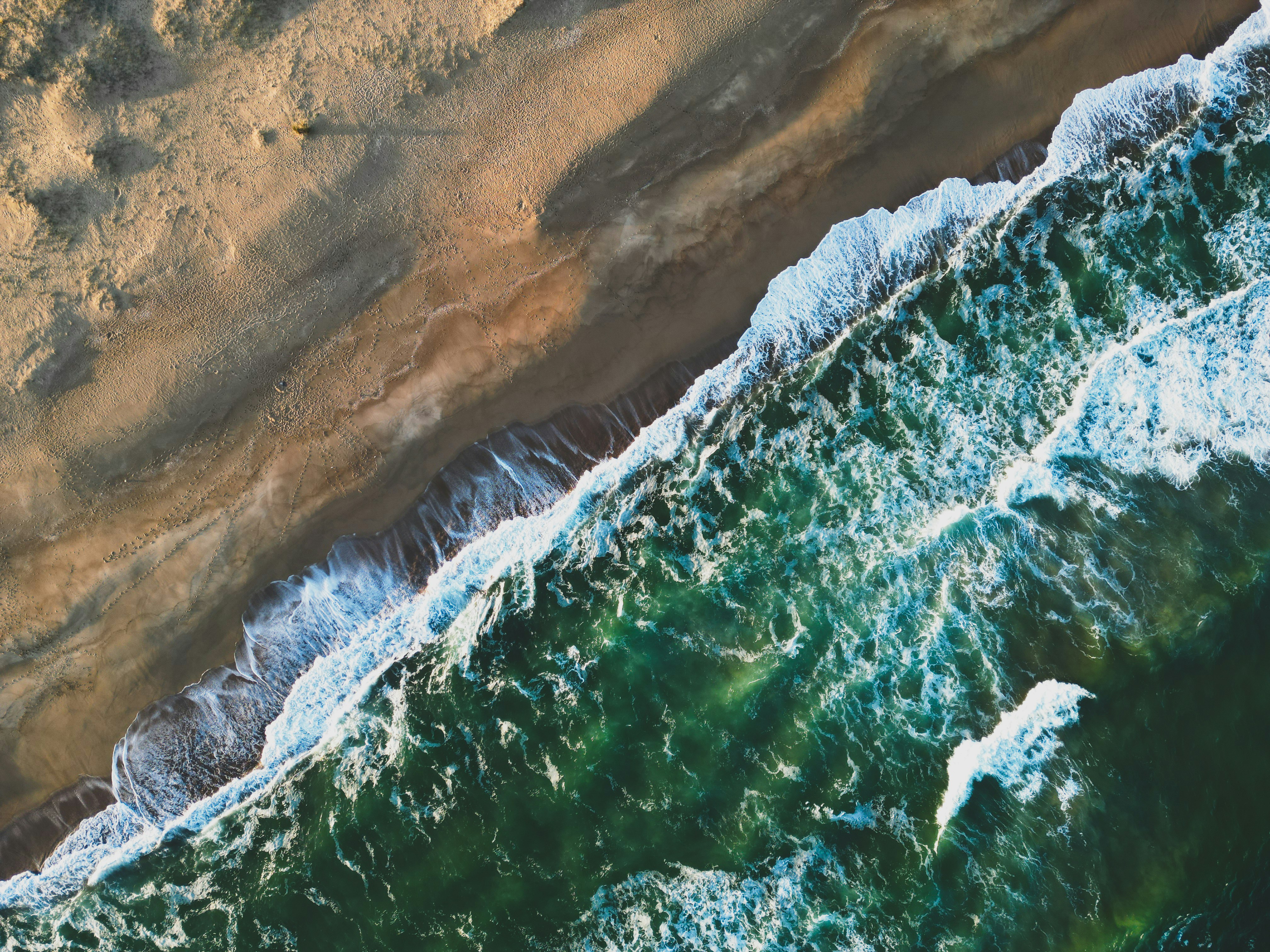 aerial view of a large area