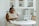 a person sitting in a room